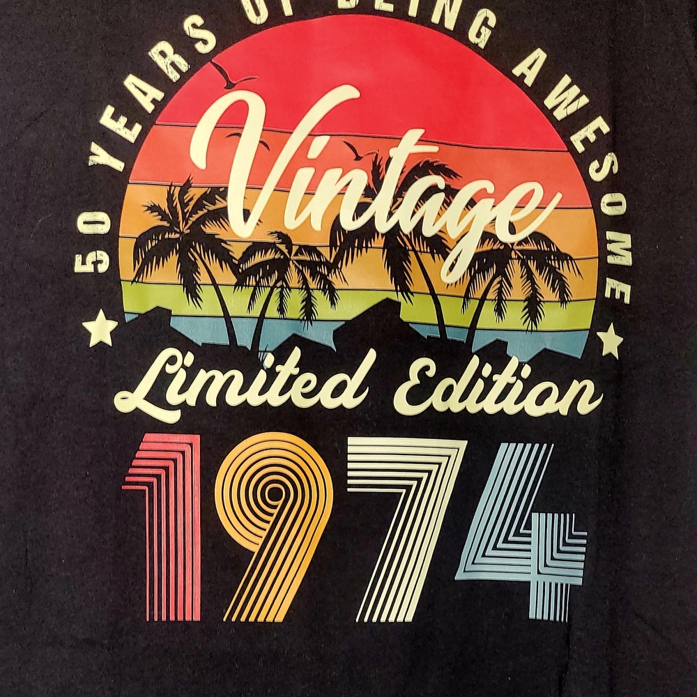 Vintage Limited Edition 1974 Graphic Tee